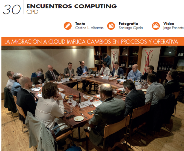 Encuentro Computing "La nube es el motor de la transofrmación digital".