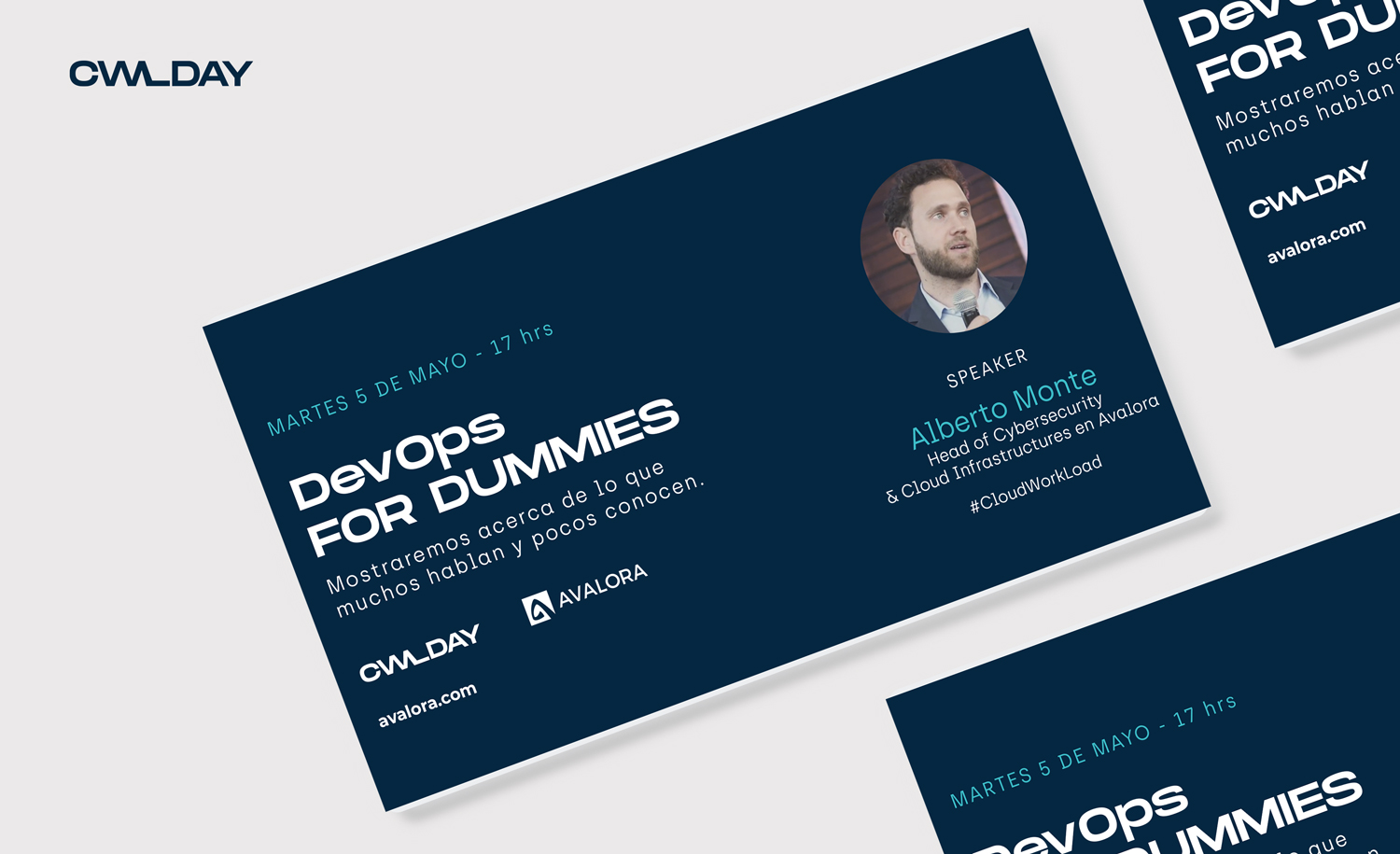 Webinar 5 de Mayo | 17:00 GMT +1 | Webinar Devops for Dummies. Registrate.