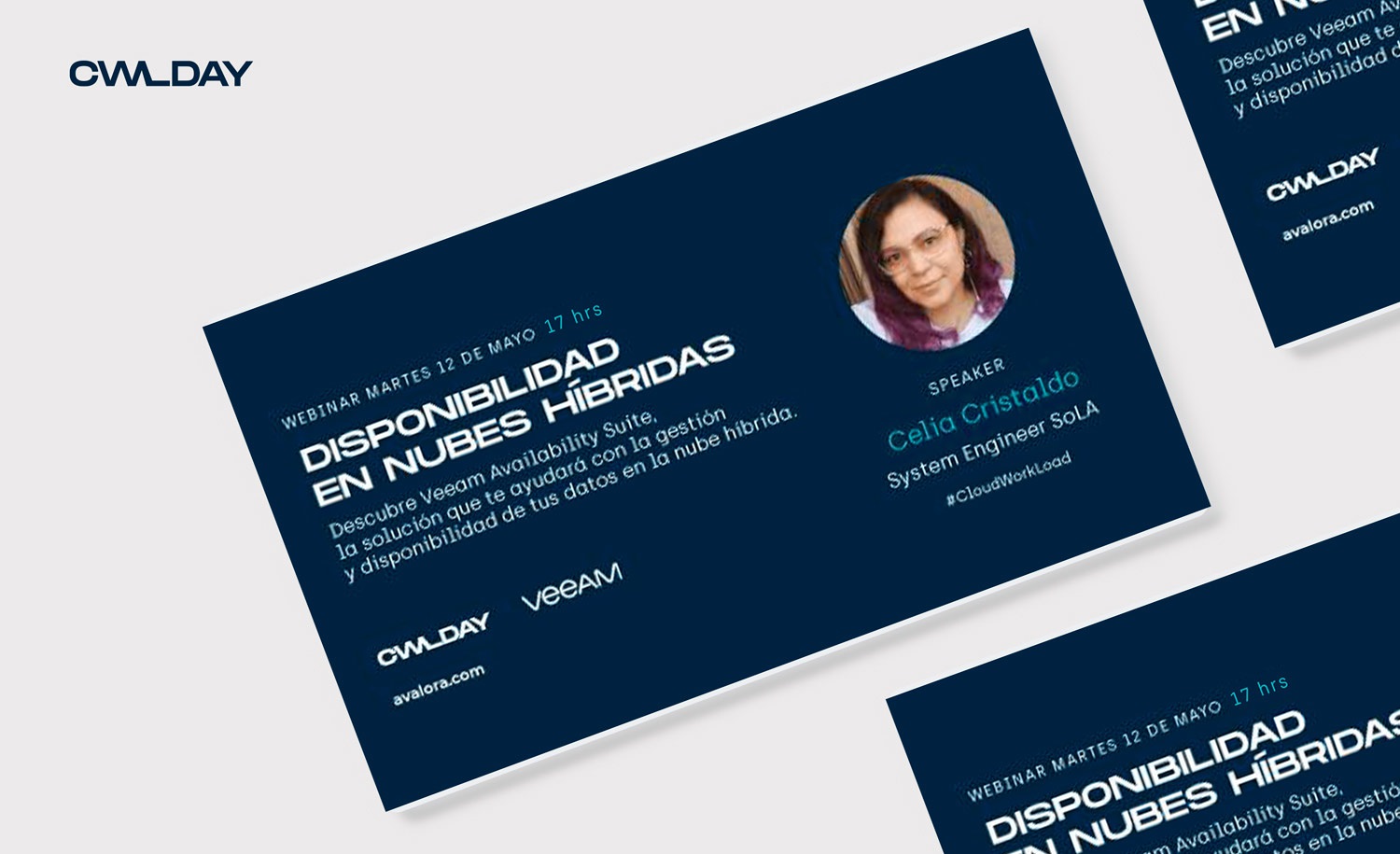 Webinar 12 de Mayo | 17:00 GMT +1 | Webinar Disponibilidad en nubes híbridas. Regístrate