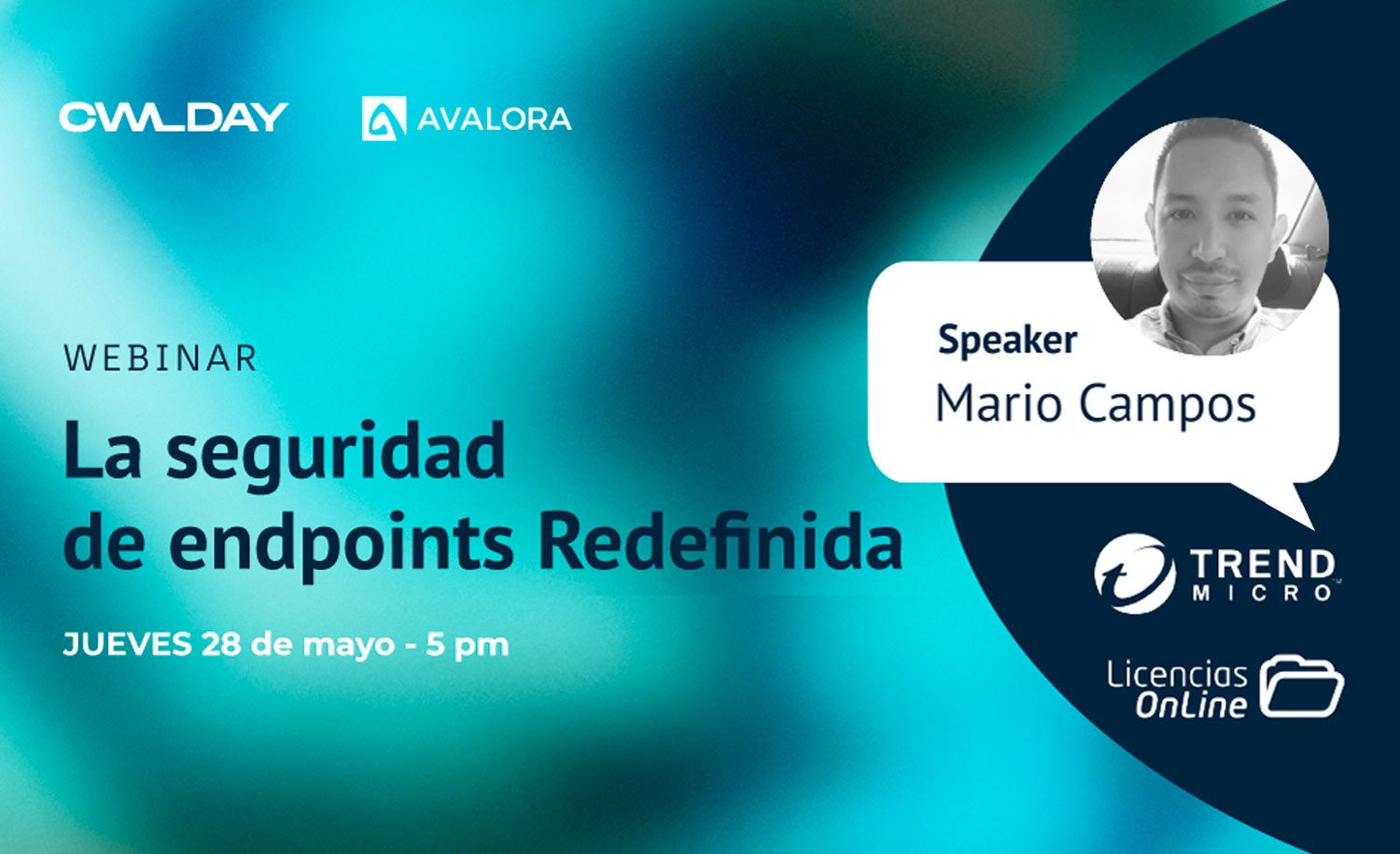 Webinar 28 de Mayo | 17:00 GMT +1 | La seguridad de endpoints redefinida. Regístrate