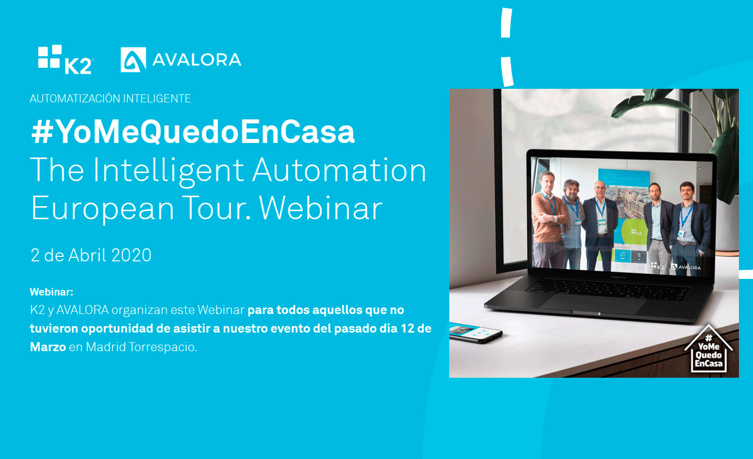 VISUALIZAR WEBINAR K2 - Avalora: The Intelligent Automation European