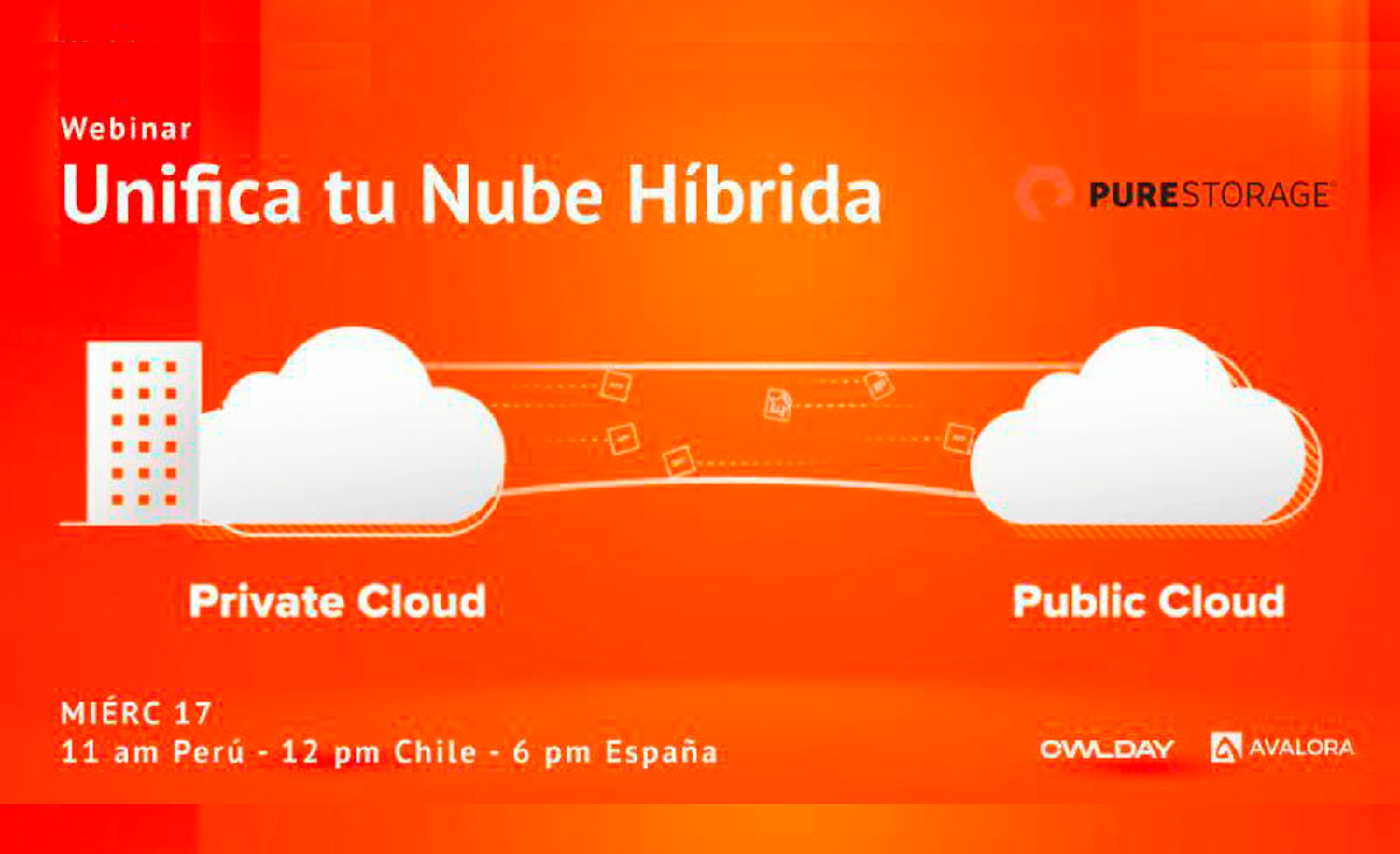 Webinar 17 de Junio | 18:00 GMT +1 | Webinar Unifica tu nube híbrida. Regístrate